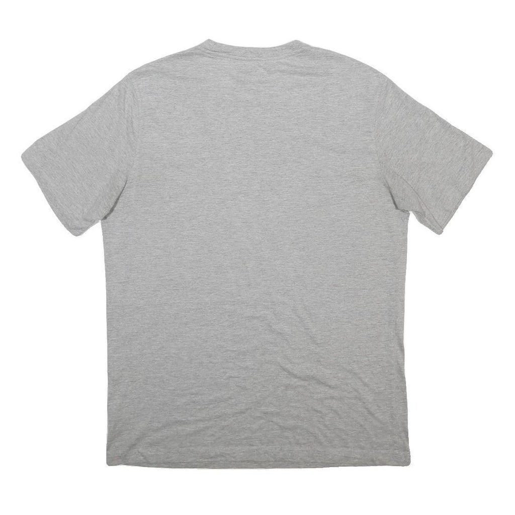 CHAMPION Mens Grey Short Sleeve Crew Neck Cotton Blend T-Shirt L Classic Logo