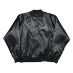 AUBURN Mens Black Nylon Classic Jacket XL Satin Labourers Local 73 Stockton