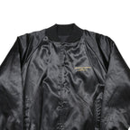 AUBURN Mens Black Nylon Classic Jacket XL Satin Labourers Local 73 Stockton