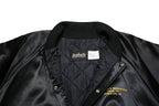 AUBURN Mens Black Nylon Classic Jacket XL Satin Labourers Local 73 Stockton