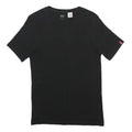 LEVI'S Mens Black Crew Neck Short Sleeve T-Shirt XS Cotton Blend Plain Classic