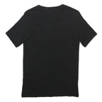 LEVI'S Mens Black Crew Neck Short Sleeve T-Shirt XS Cotton Blend Plain Classic