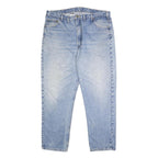 CARHARTT Mens Jeans Blue Regular Straight Denim Medium W40 L32 Classic Fit Zip