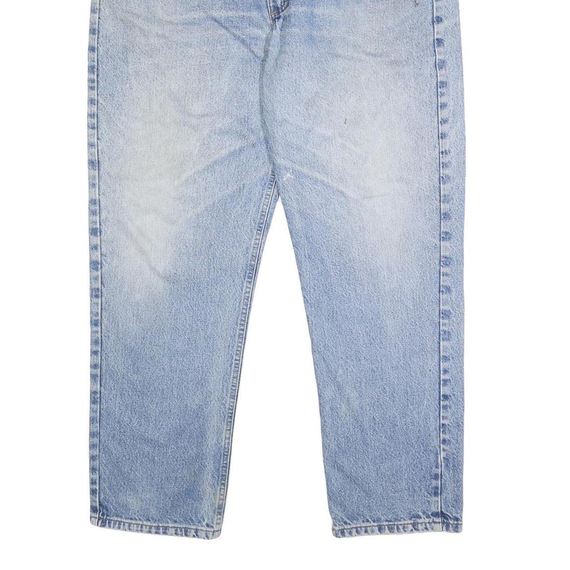 CARHARTT Mens Jeans Blue Regular Straight Denim Medium W40 L32 Classic Fit Zip