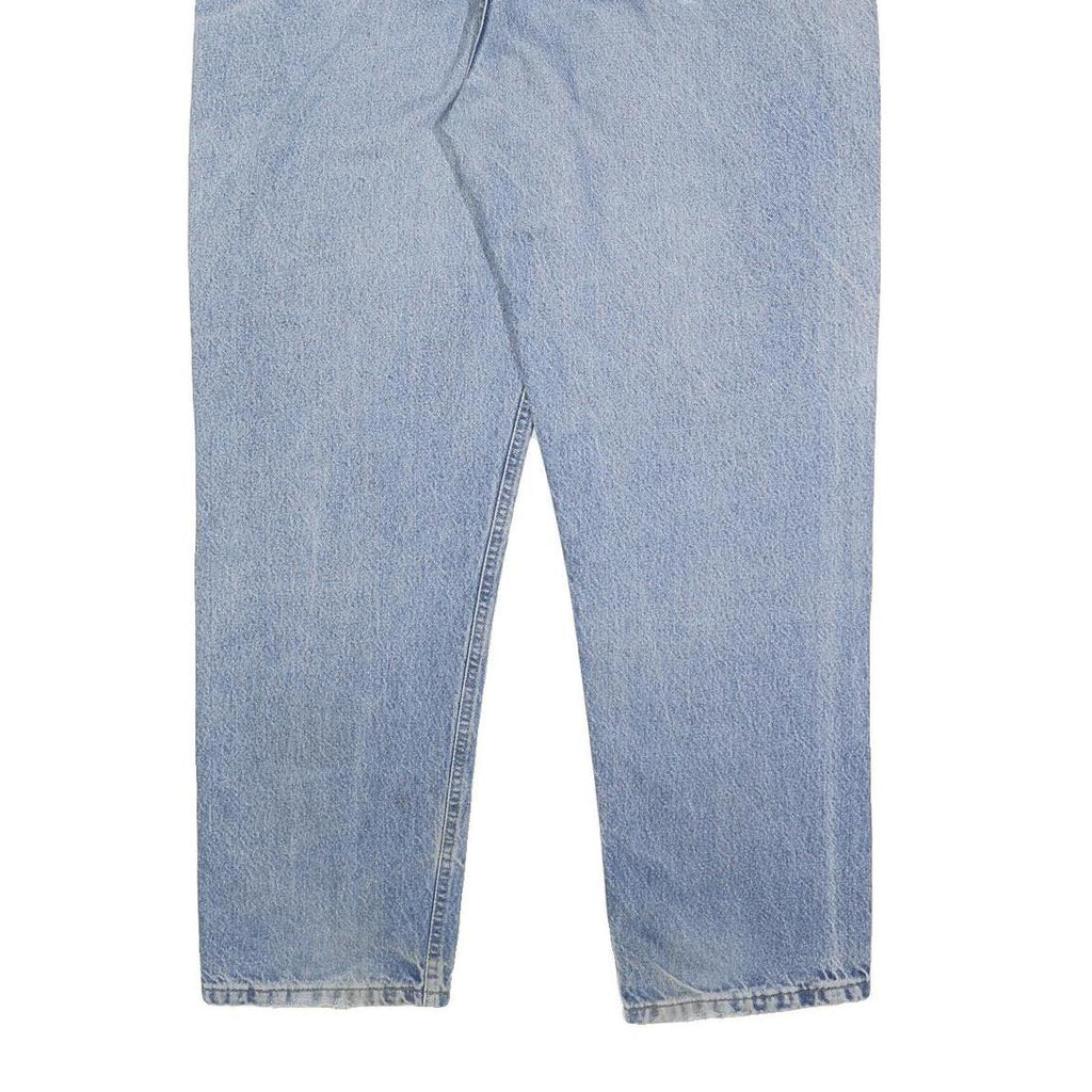 CARHARTT Mens Jeans Blue Regular Straight Denim Medium W40 L32 Classic Fit Zip