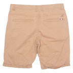 KANGOL Turn Up Mens Chino Shorts Brown M W33