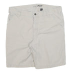 CARHARTT Mens Shorts Beige Casual Plain 3XL W38 Cotton Blend Workwear