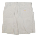 CARHARTT Mens Shorts Beige Casual Plain 3XL W38 Cotton Blend Workwear