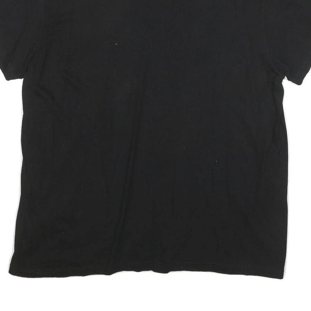 POLO RALPH LAUREN Mens Black V-Neck T-Shirt XL Cotton Blend Classic