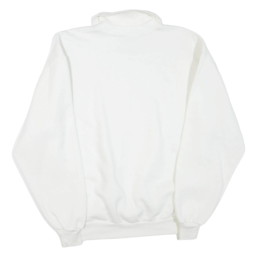 JERZEES Womens Sweatshirt White Collared L