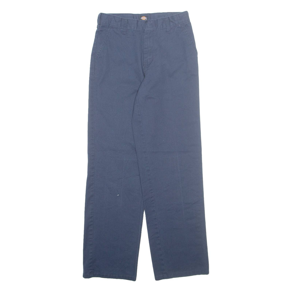 DICKIES Chino Mens Trousers Blue Regular Straight W24 L29