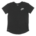 NIKE Womens Black Graphic T-Shirt S Short Sleeve Crew Neck Run Logo