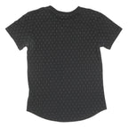 NIKE Womens Black Graphic T-Shirt S Short Sleeve Crew Neck Run Logo