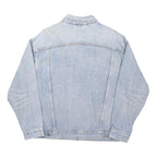 LEVI'S Mens Blue Cotton Blend Denim Jacket M Button Closure Casual Classic