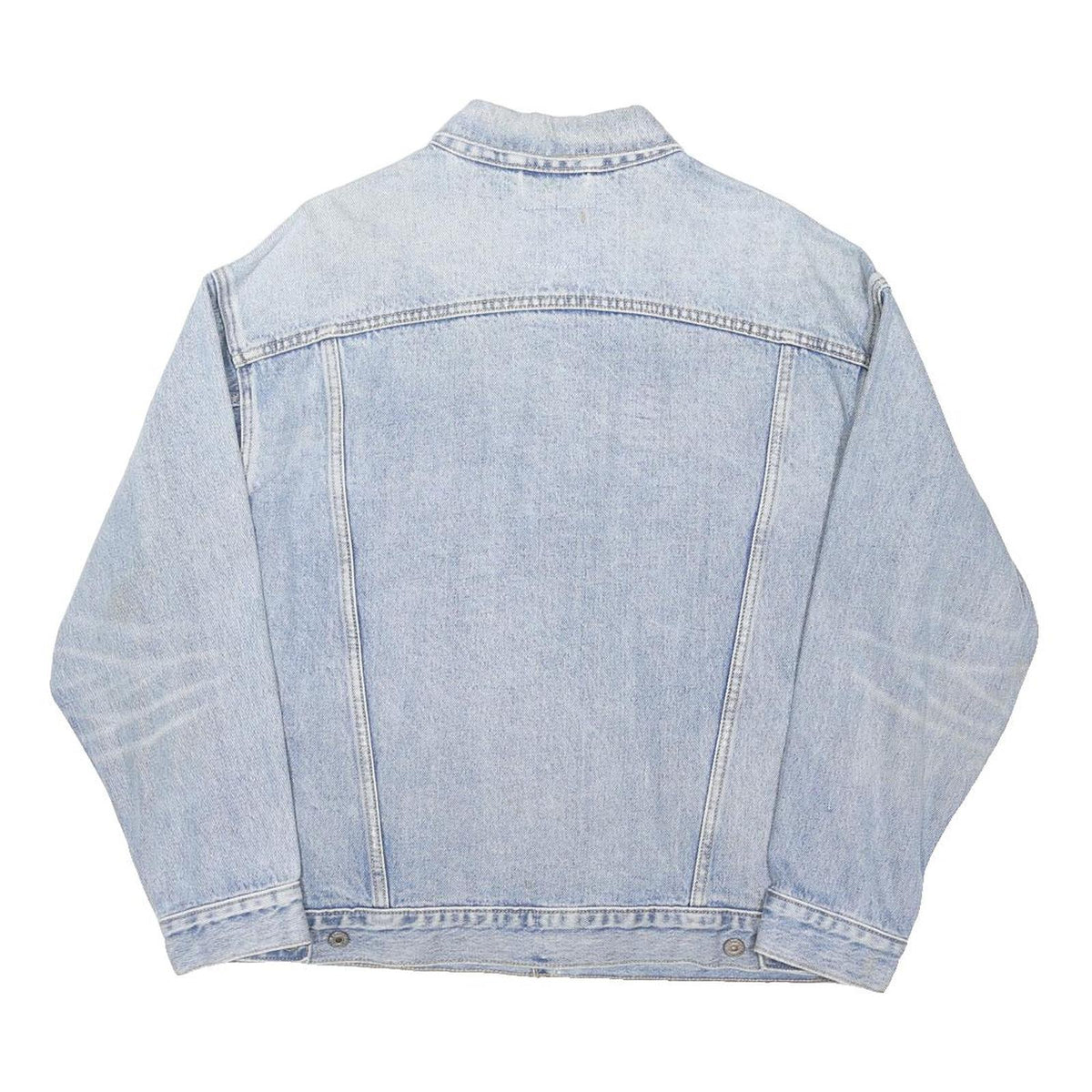 LEVI'S Mens Blue Cotton Blend Denim Jacket M Button Closure Casual Classic