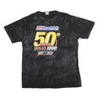SCORE Mens Black 50th Baja 1000 Graphic T-Shirt L Short Sleeve Crew Neck