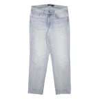 LAUREN RALPH LAUREN Womens Slim Light Blue Denim Jeans Cotton Blend W30 L27