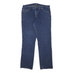 DICKIES Blanket Lined Womens Jeans Blue Regular Straight Denim Medium W34 L32