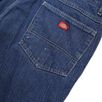 DICKIES Blanket Lined Womens Jeans Blue Regular Straight Denim Medium W34 L32
