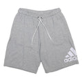 ADIDAS Mens Grey Casual Shorts L W28 Cotton Blend Drawstring Casual Fit