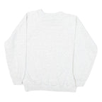 HANES Mens White Sweatshirt Crew Neck S Cotton Blend Casual Comfort