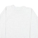 HANES Mens White Sweatshirt Crew Neck S Cotton Blend Casual Comfort
