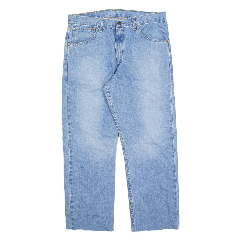 LEVI'S 521 02 Mens Jeans Blue Regular Straight Stone Wash W32 L27