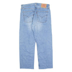 LEVI'S 521 02 Mens Jeans Blue Regular Straight Stone Wash W32 L27