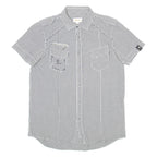 DIESEL Womens Shirt Black Gingham L