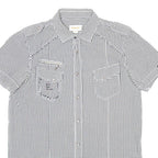 DIESEL Womens Shirt Black Gingham L
