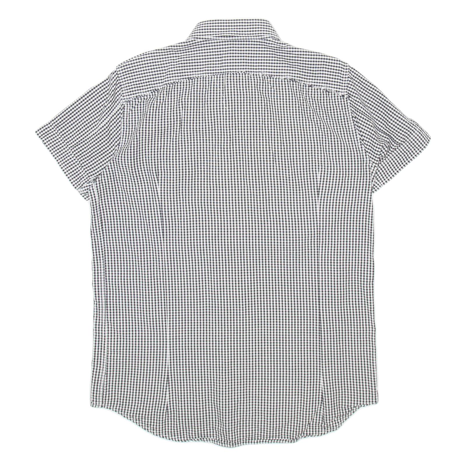 DIESEL Womens Shirt Black Gingham L