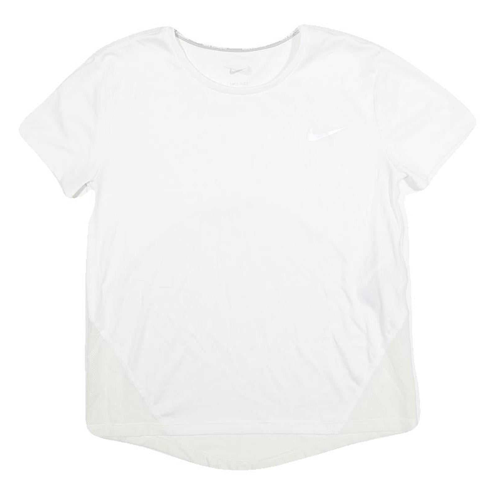 NIKE Womens White Sports T-Shirt XS Short Sleeve Round Neck Performance