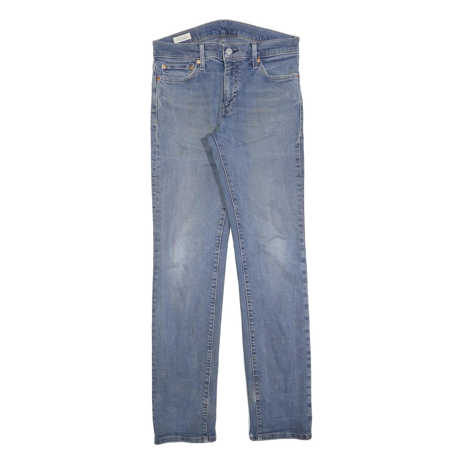 LEVI'S 511 BIG E Mens Jeans Blue Slim Skinny Denim W30 L32 Classic Zip