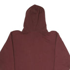 CHAMPION Mens Maroon Hoodie M Small Logo Pullover Cotton Blend Comfortable Fit