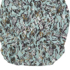 KAREN MILLEN Womens Blue Printed Blouse Long Sleeve Collared UK 8 Stylish