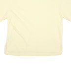 CHAMPION Mens Cream Classic T-Shirt 2XL Short Sleeve Crew Neck Cotton Blend
