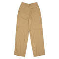 ROSNER Womens Trousers Beige Slim Straight 90s Wool W24 L28