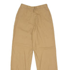 ROSNER Womens Trousers Beige Slim Straight 90s Wool W24 L28