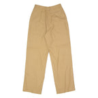 ROSNER Womens Trousers Beige Slim Straight 90s Wool W24 L28