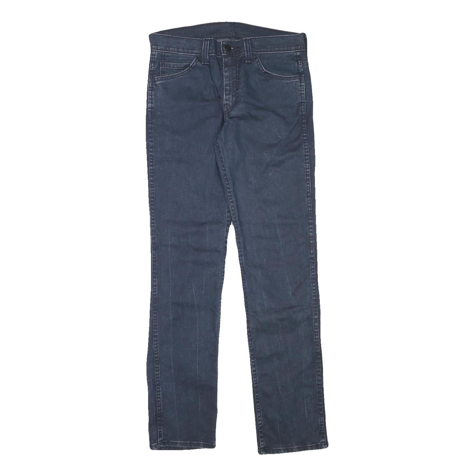 LEVI'S 511 Mens Slim Jeans Blue Denim W30 L32 Zip Cotton Blend