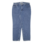 TOMMY HILFIGER Womens Relaxed Blue Denim Medium W32 L27 Jeans Cotton Blend Zip