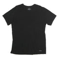 CALVIN KLEIN Mens Black L T-Shirt Short Sleeve Crew Neck Minimal Logo