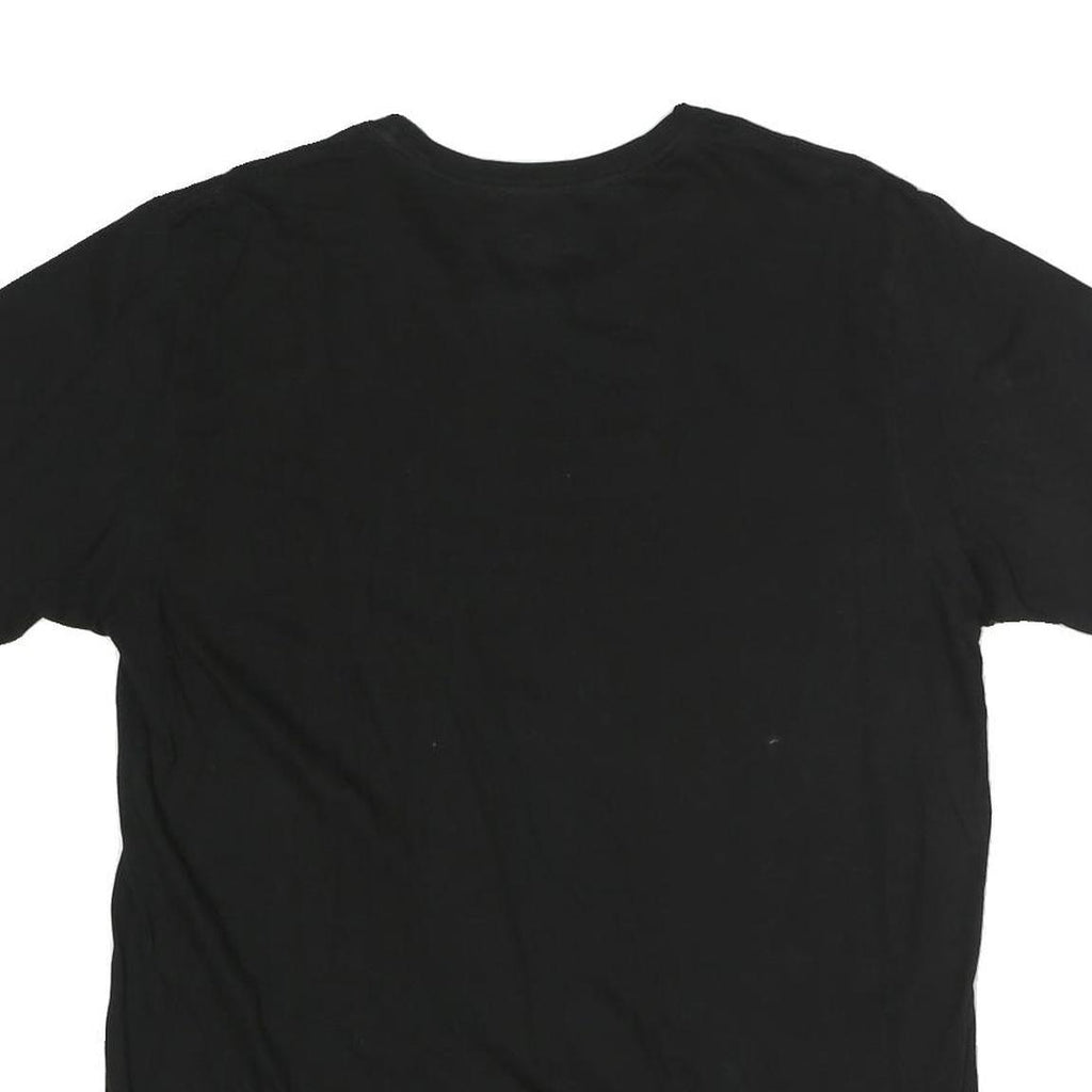 CALVIN KLEIN Mens Black L T-Shirt Short Sleeve Crew Neck Minimal Logo