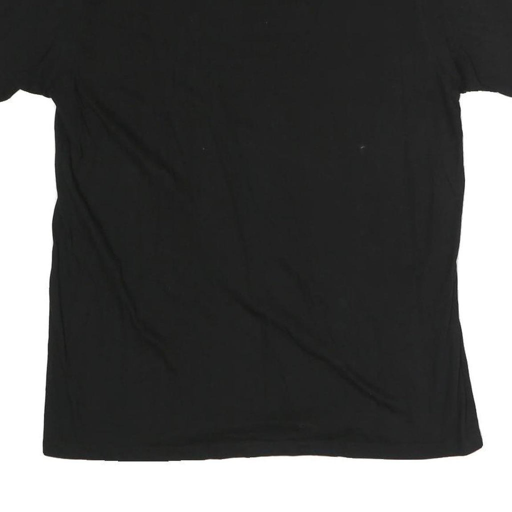 CALVIN KLEIN Mens Black L T-Shirt Short Sleeve Crew Neck Minimal Logo