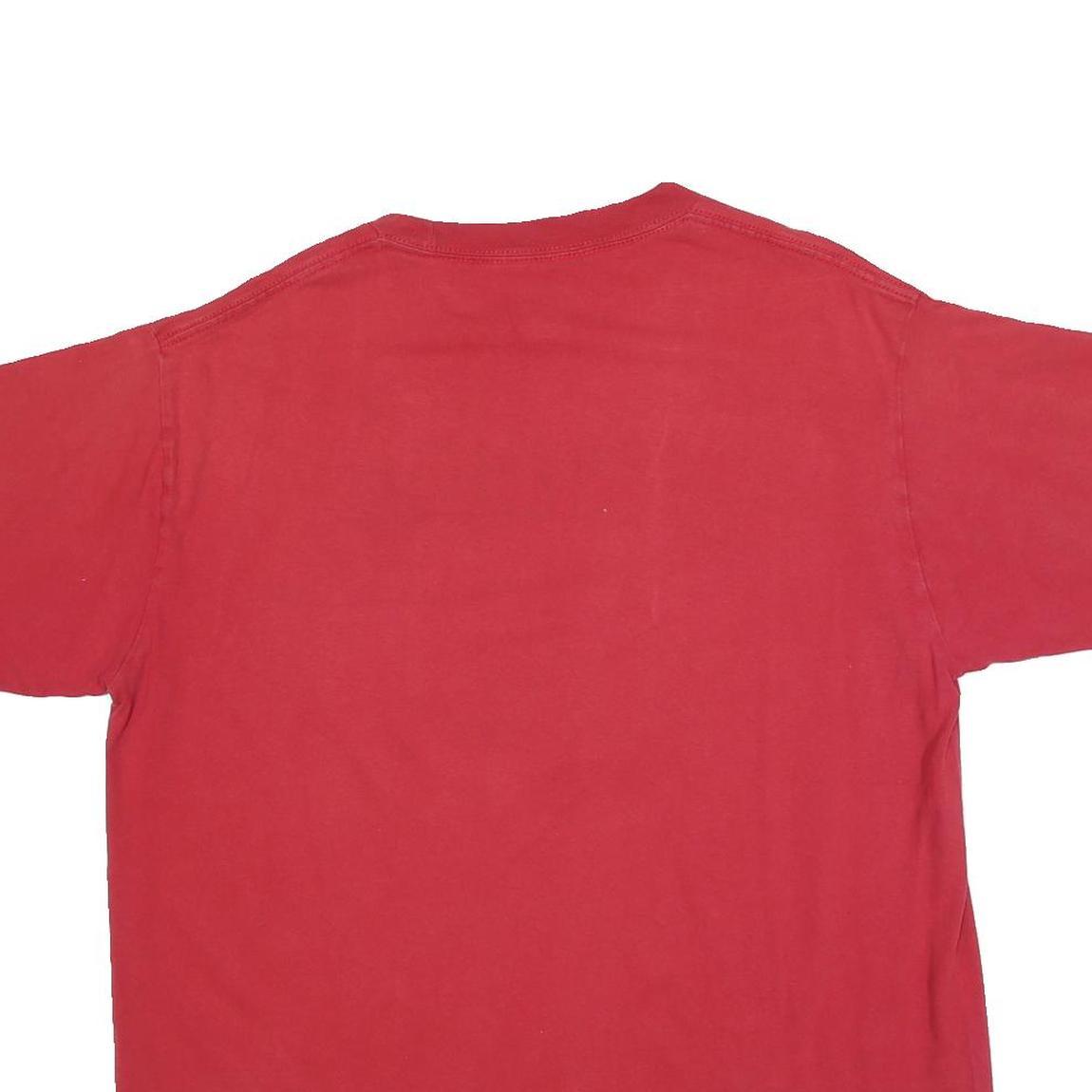 NFL Mens Red San Francisco 49ers Graphic T-Shirt XL Short Sleeve Crew Neck