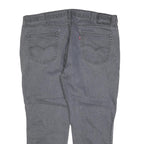 LEVI'S 541 Mens Jeans Grey Slim Tapered Denim Medium W42 L27 Slim Fit Zip