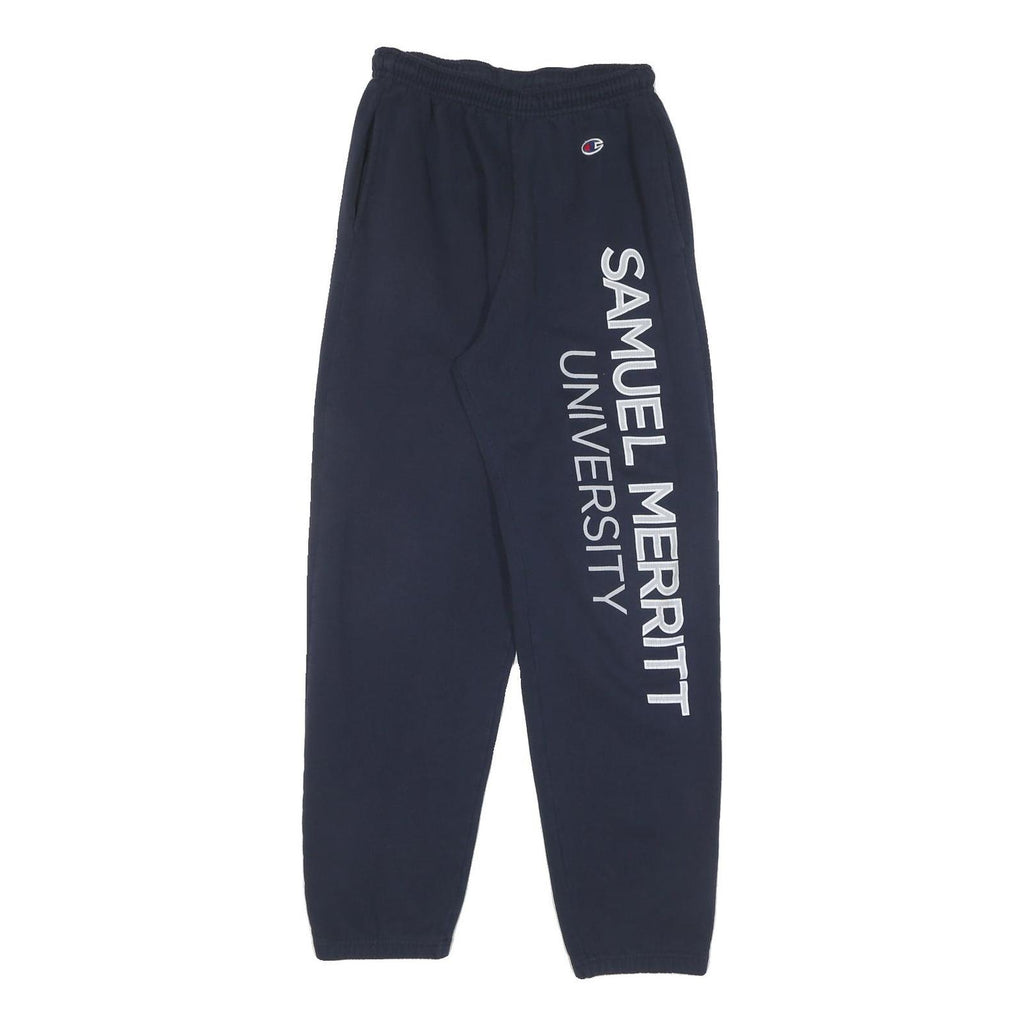 CHAMPION Mens Joggers Navy Blue S W26 L30 Casual Cotton Sweatpants