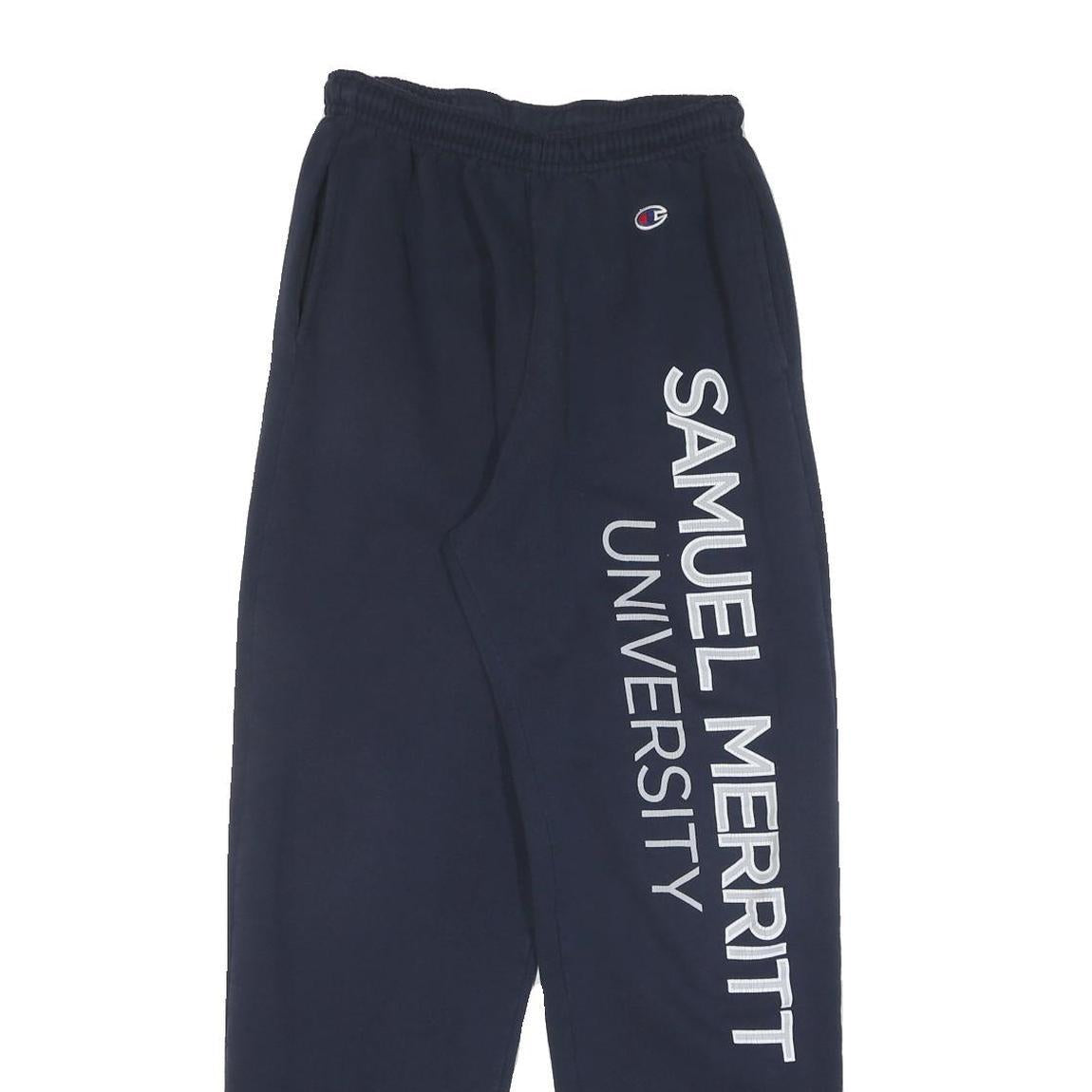 CHAMPION Mens Joggers Navy Blue S W26 L30 Casual Cotton Sweatpants