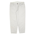 BIG STAR Mens Cotton Blend White Regular Fit Straight Leg Trousers W38 L30