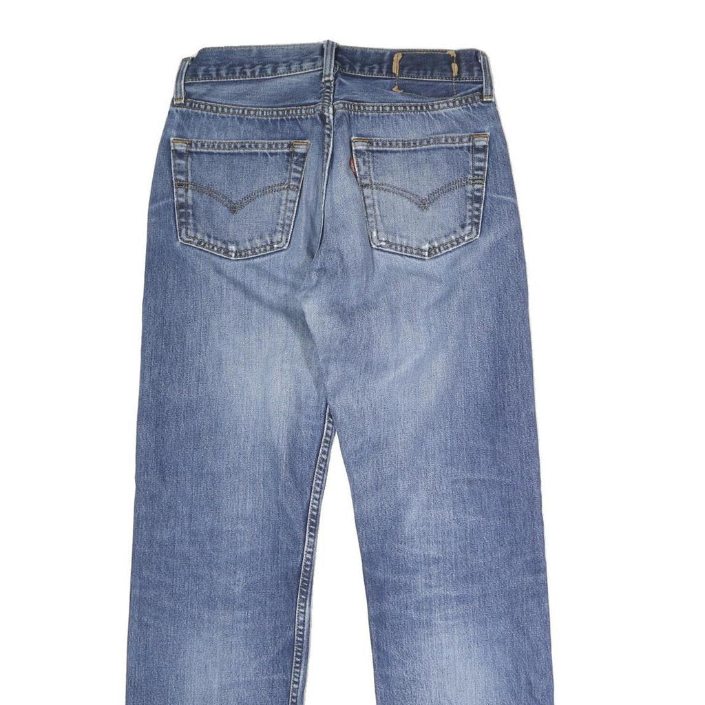 LEVI'S Mens Regular Fit Blue Denim Jeans W29 L30 Button Cotton Classic